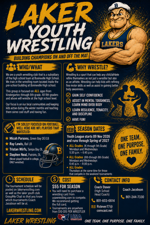 Laker Youth Wrestling Season